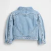 Chaqueta vaquera con corazón para bebés y niños