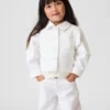 Chaqueta vaquera con ojales para bebés y niños pequeños
