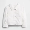Chaqueta vaquera con ojales para bebés y niños pequeños