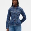 Chaqueta vaquera con peplum