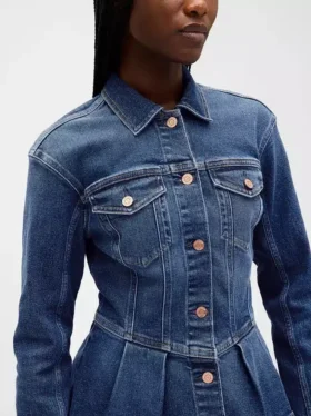 Chaqueta vaquera con peplum