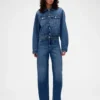 Chaqueta vaquera corta y holgada GAP × Victoria Beckham