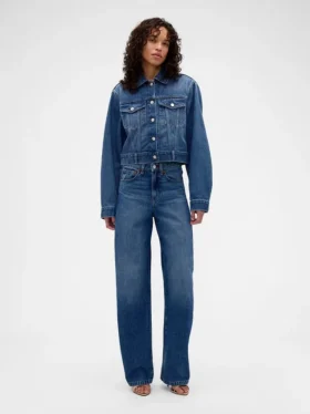 Chaqueta vaquera corta y holgada GAP × Victoria Beckham