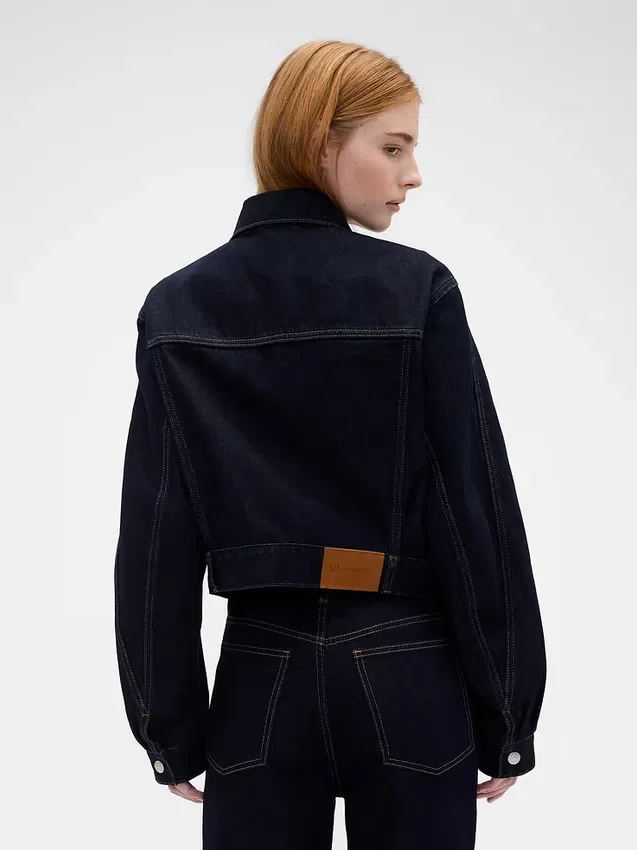 Chaqueta vaquera corta y holgada GAP × Victoria Beckham