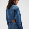 Chaqueta vaquera corta y holgada GAP × Victoria Beckham