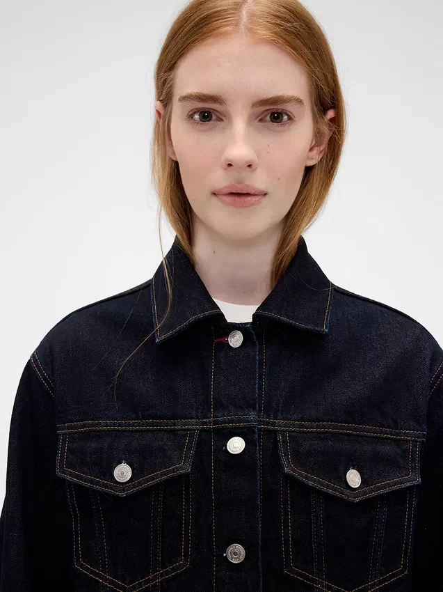 Chaqueta vaquera corta y holgada GAP × Victoria Beckham