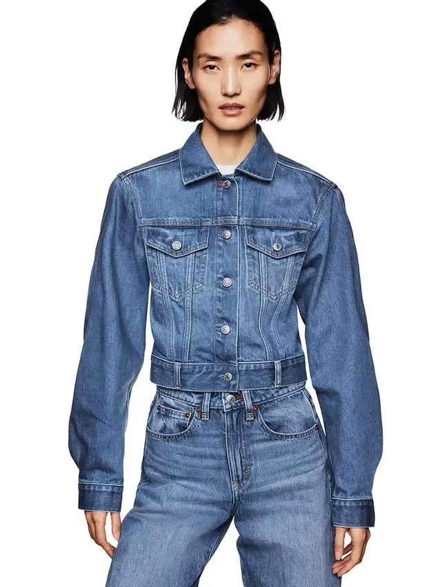 Chaqueta vaquera corta y holgada GAP × Victoria Beckham