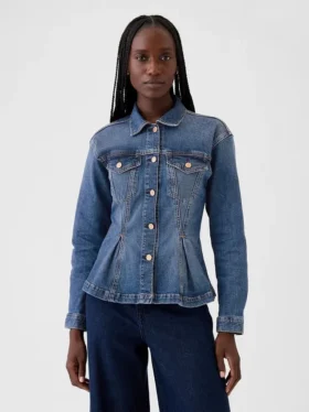 Chaqueta vaquera entallada