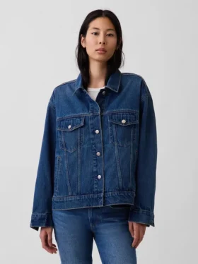 Chaqueta vaquera icónica oversize