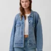 Chaqueta vaquera icónica oversize