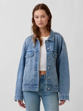 Chaqueta vaquera icónica oversize