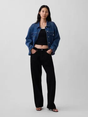 Chaqueta vaquera icónica oversize