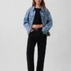 Chaqueta vaquera icónica oversize