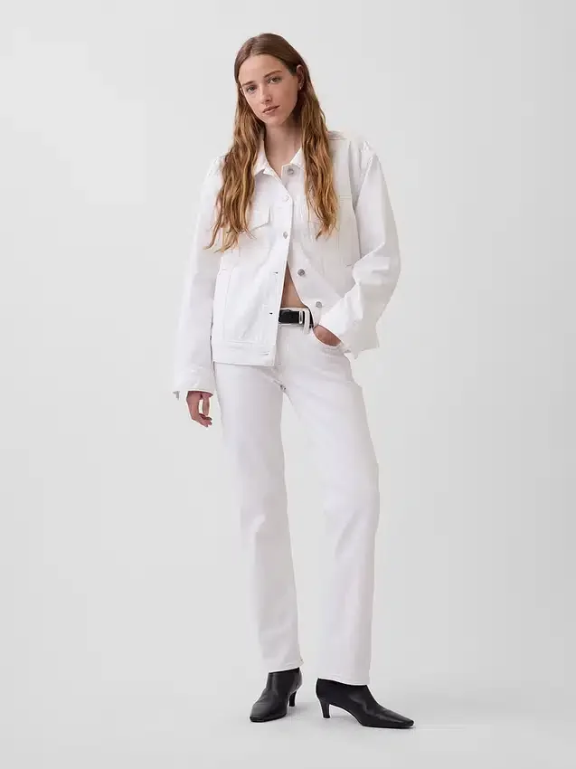 Chaqueta vaquera icónica oversize