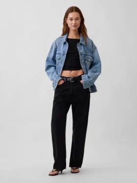 Chaqueta vaquera icónica oversize