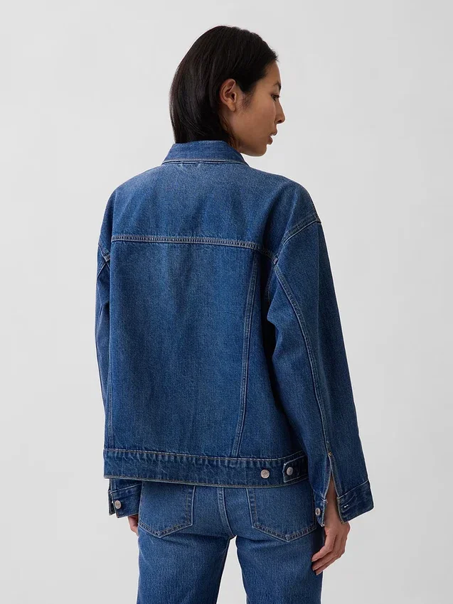 Chaqueta vaquera icónica oversize