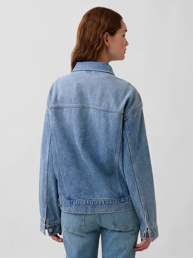 Chaqueta vaquera icónica oversize