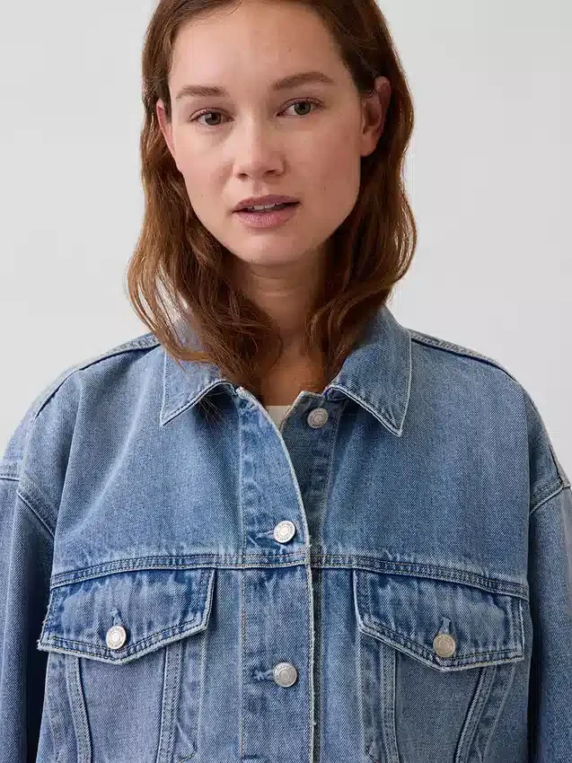Chaqueta vaquera icónica oversize