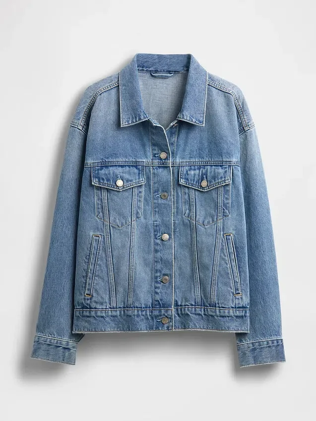 Chaqueta vaquera icónica oversize
