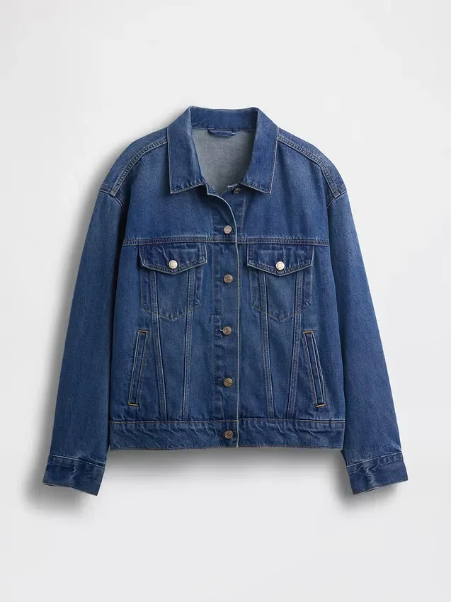 Chaqueta vaquera icónica oversize