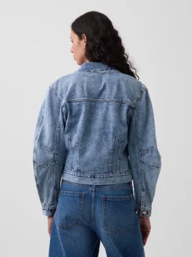 Chaqueta vaquera «Icon» de manga acampanada