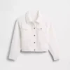 Chaqueta vaquera infantil con ojales