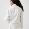 Chaqueta vaquera infantil con ojales