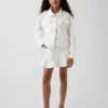 Chaqueta vaquera infantil con ojales