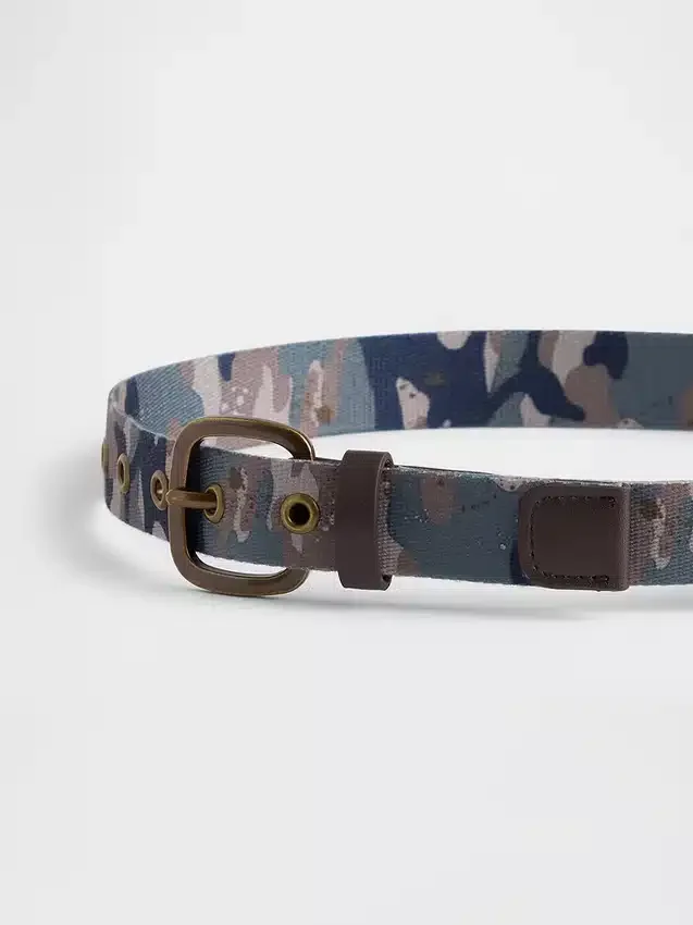 Cinturón de camuflaje con correas para niños