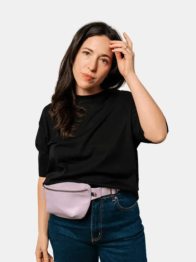 Cinturón de riñonera tipo cartera de cuero vegano Kibou Mini