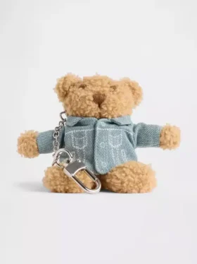 Colgante para bolso con chaqueta vaquera de Brannan Bear