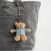 Colgante para bolso con chaqueta vaquera de Brannan Bear
