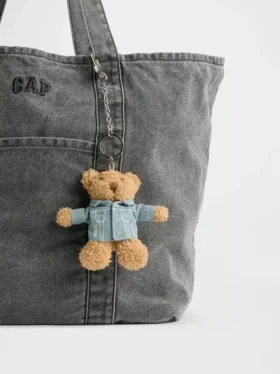 Colgante para bolso con chaqueta vaquera de Brannan Bear