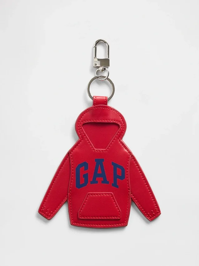 Colgante para bolso con diseño de sudadera con capucha y logotipo