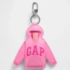 Colgante para bolso con diseño de sudadera con capucha y logotipo