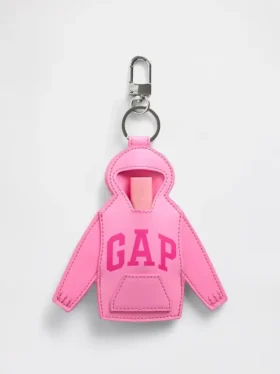 Colgante para bolso con diseño de sudadera con capucha y logotipo