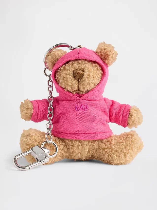 Colgante para bolso con diseño de sudadera con capucha y oso Brannan