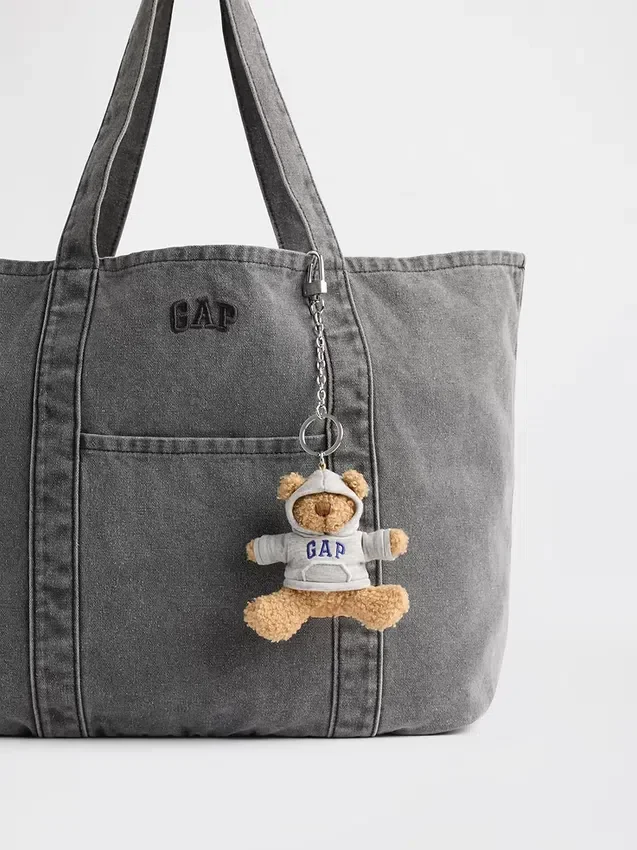 Colgante para bolso con diseño de sudadera con capucha y oso Brannan