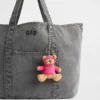 Colgante para bolso con diseño de sudadera con capucha y oso Brannan