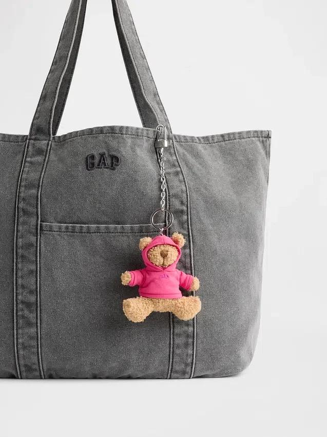 Colgante para bolso con diseño de sudadera con capucha y oso Brannan