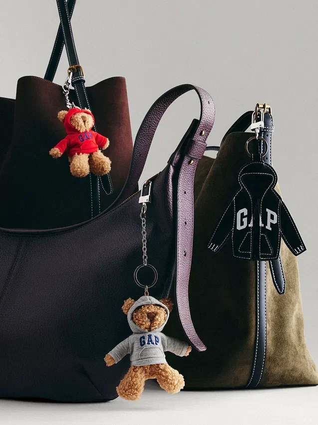 Colgante para bolso con diseño de sudadera con capucha y oso Brannan