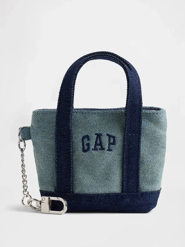 Colgante para bolso de tela con logotipo