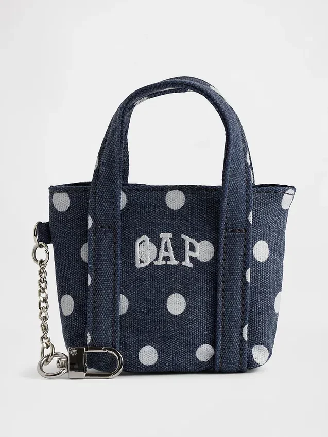 Colgante para bolso de tela con logotipo