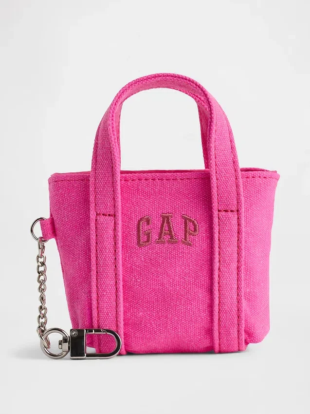 Colgante para bolso de tela con logotipo