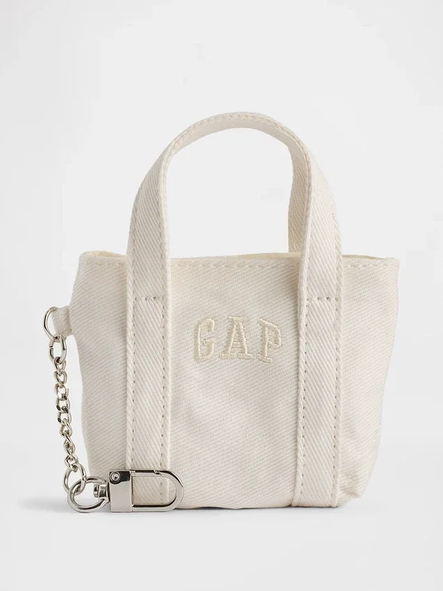 Colgante para bolso de tela con logotipo