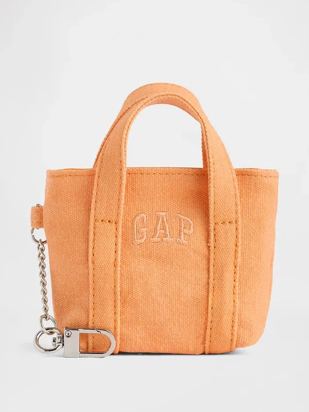 Colgante para bolso de tela con logotipo