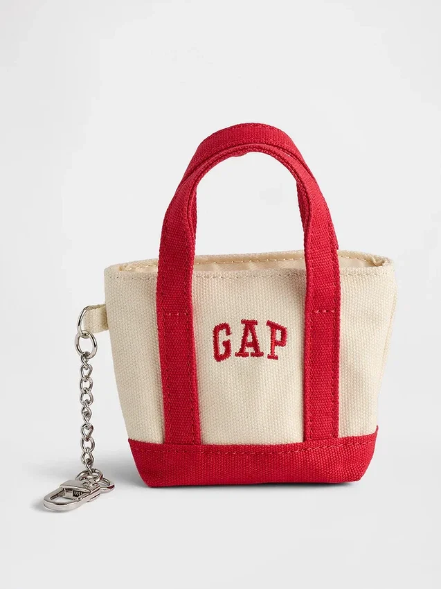 Colgante para bolso de tela con logotipo