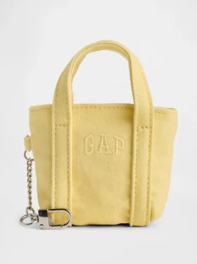 Colgante para bolso de tela con logotipo