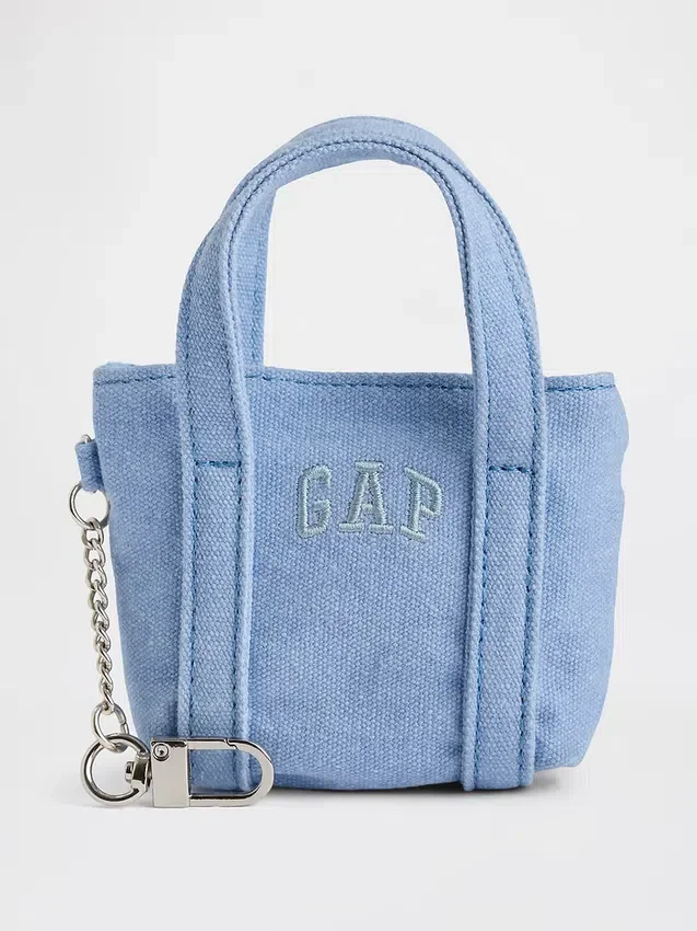Colgante para bolso de tela con logotipo