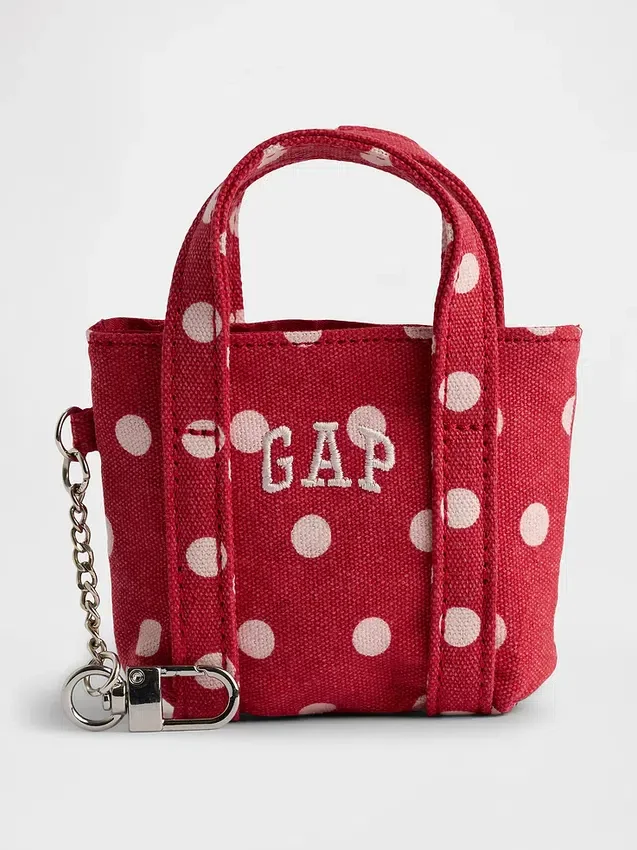 Colgante para bolso de tela con logotipo